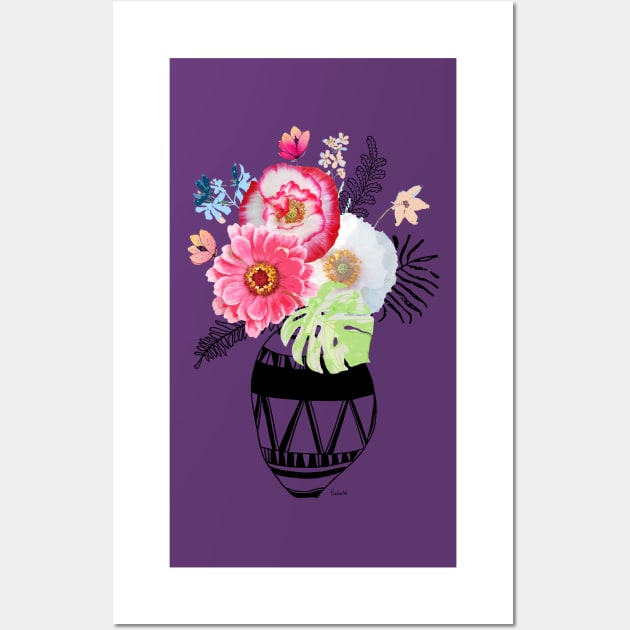 Vase with flowers Wall Art by RanitasArt